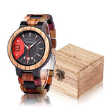 Wooden Military Wristwatch