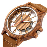 Arabic Numerals Men's Wood Watch