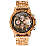 Retro Zebra Wood Watch