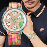 Fashion Colorful Wooden Watch