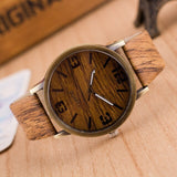 Fashion Wooden Grain Watch