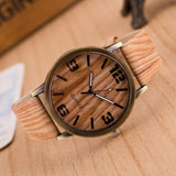 Fashion Wooden Grain Watch
